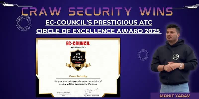 Information about craw security wins ec-council s prestigious atc circle of excellence award 2025